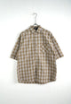 Camicia a quadri oversize