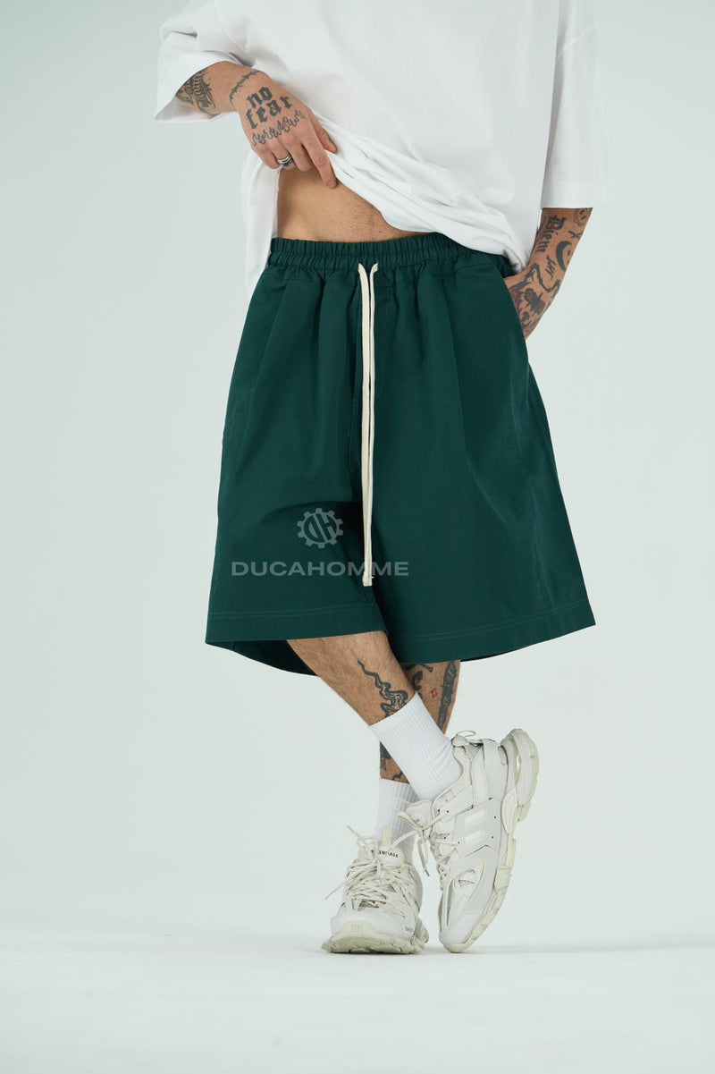 Pantaloncino cotone rigido Oversize