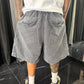 Pantaloncino Stone wash grigio