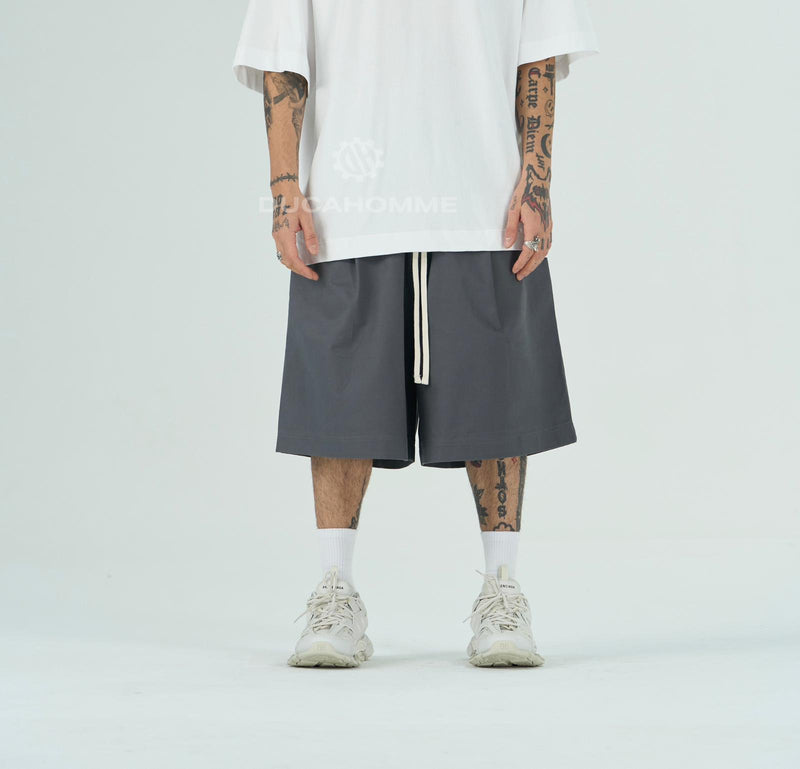 Pantaloncino cotone rigido Oversize