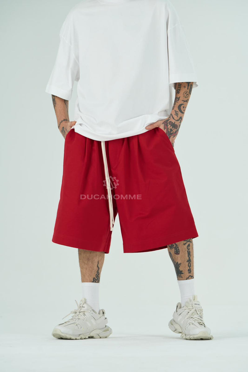 Pantaloncino cotone rigido Oversize