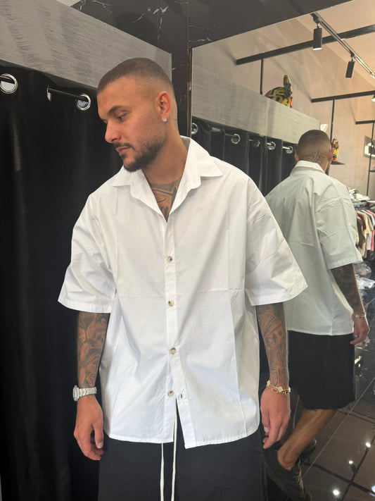 Camicia Oversize tinta unita