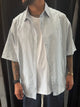 Camicia a righe blu Oversize