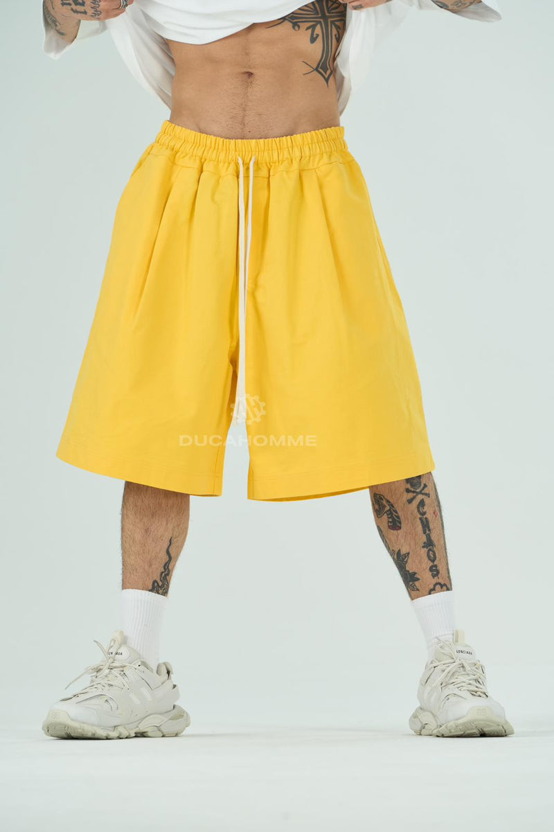 Pantaloncino cotone rigido Oversize
