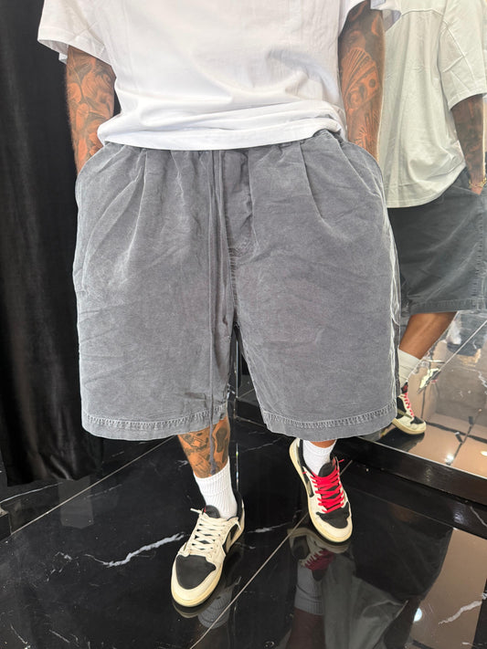 Pantaloncino Stone wash grigio