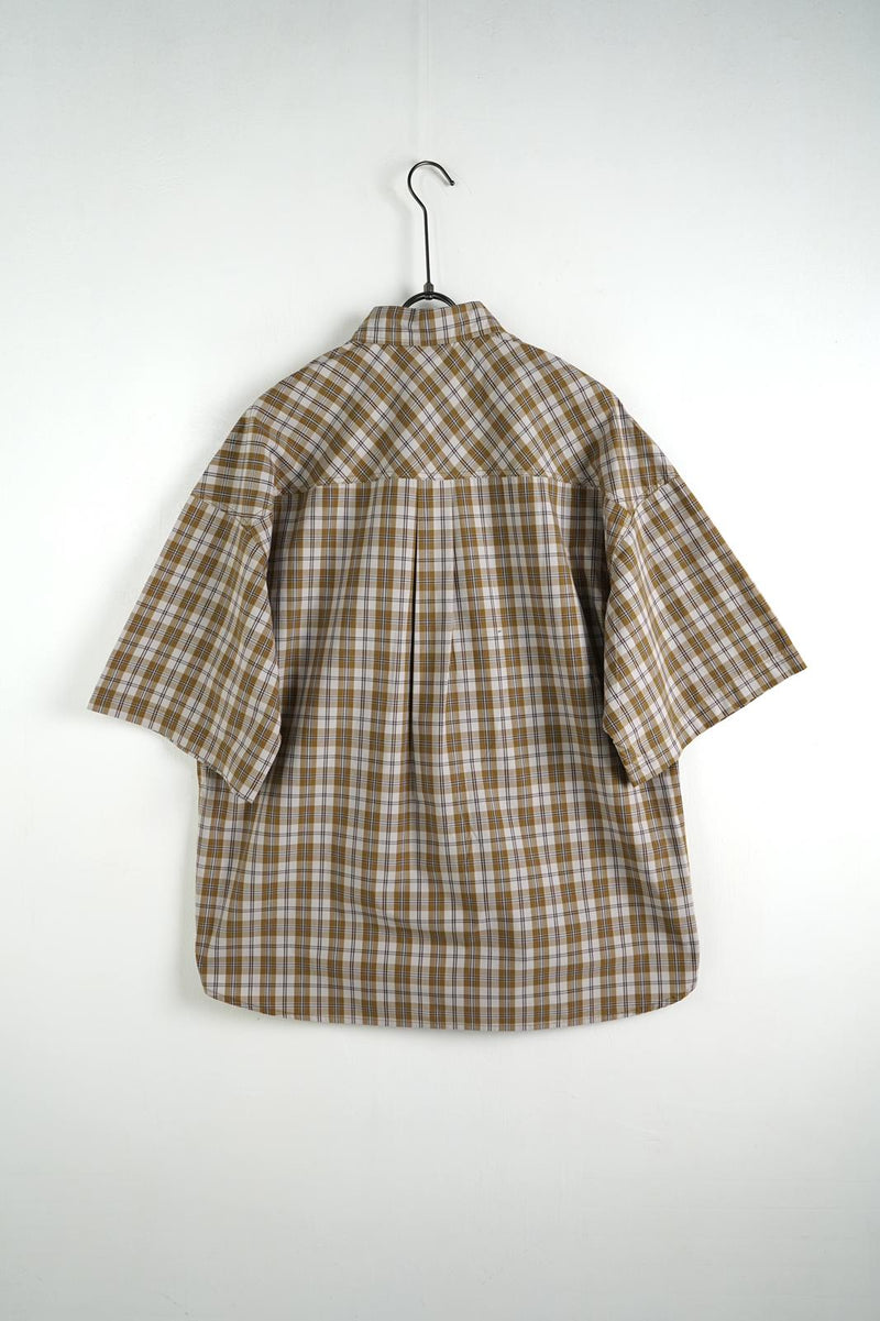 Camicia a quadri oversize