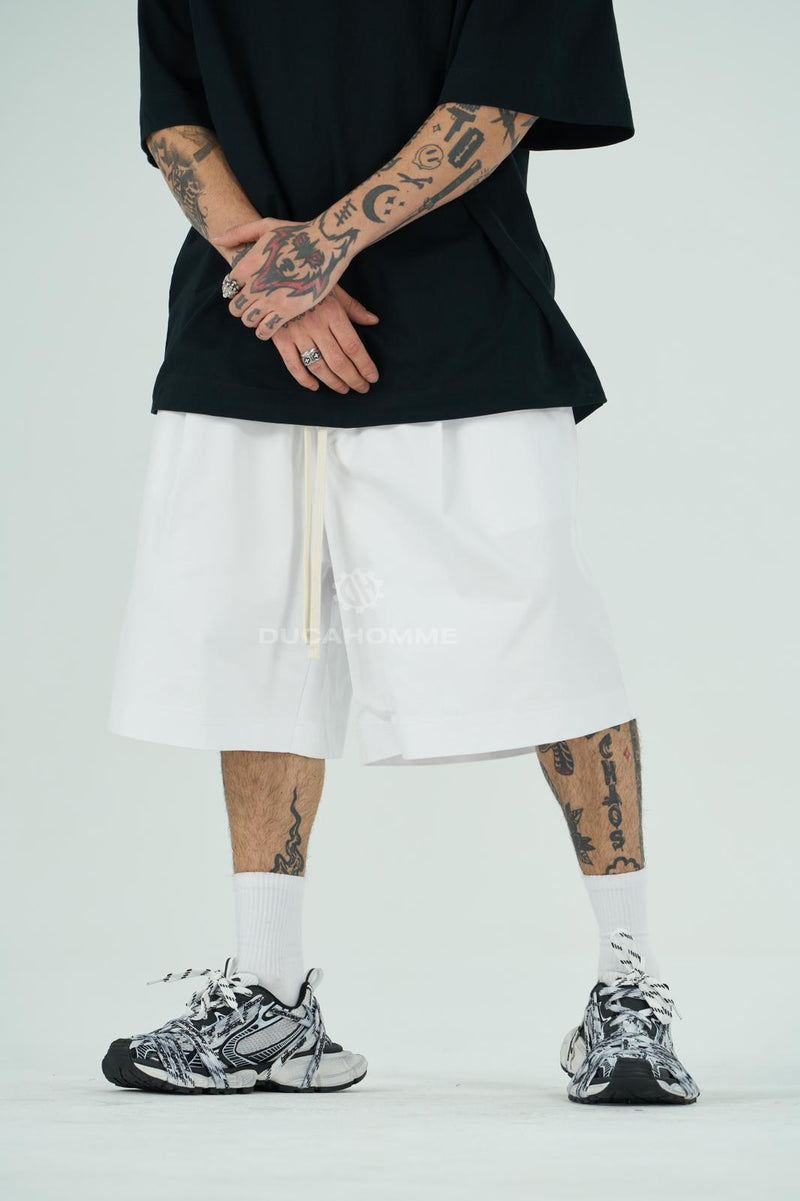 Pantaloncino cotone rigido Oversize