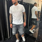Jeans nero baggy con strappi
