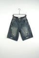 Jeans blu strappi